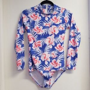 Long sleeve one piece swimsuit